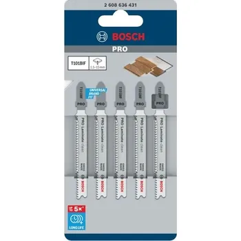 Pilový plátek BOSCH T 101 BIF Special for Laminate 5 ks
