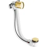 Polysan Vanová souprava s napouštěním, bovden, délka 775mm, zátka 72mm, zlato 71685G