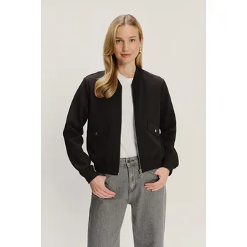 Dámské tričko Greenpoint rozepínací mikina černá Velikost: S