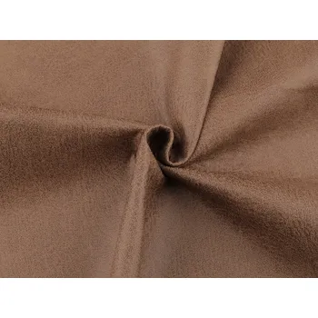Umělá kůže Sahara s filcovým zpevněním, barva 3 (5) hnědá střední