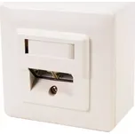 Zásuvka na/zapuštěná CAT5e 2× RJ45 stíněná