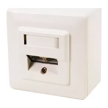 Elektrická zásuvka Zásuvka na/zapuštěná CAT5e 2× RJ45 stíněná