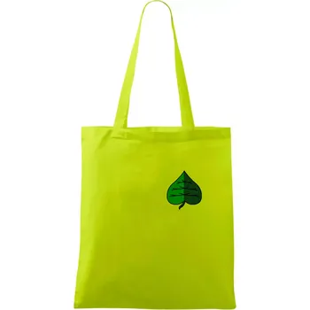 Prší - Zelený - Taška bavlněná - 42 x 38 cm ( Limetková )