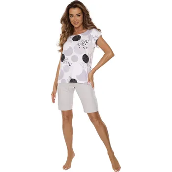 Dámské pyžamo Dámské pyžamo DE LAFENSE 861 AMELIA šedá XL 0