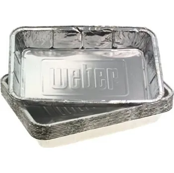 Příslušenství pro gril Alu-misky WEBER velké 33x23 cm, 10 ks
