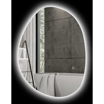 Zrcadlo Koupelnové zrcadlo s LED diodami | stříbrné
