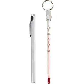 Kuchyňský teploměr Vinařský teploměr v kovovém obalu