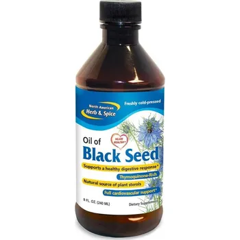 NAHS | 100% čistý olej z černého kmínu – Black Seed Oil Objem: 240 ml z divoce rostoucích a ručně sbíraných bylin