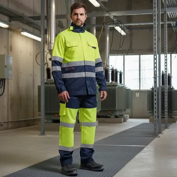 pracovní bunda CERVA GROUP Blůza STRING PM HV Multi Norm Velikost M žlutá/navy