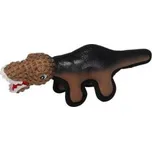 Hračka textil Saura dinosaurus hnědý Flamingo