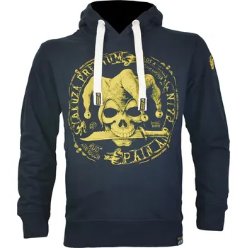 Pánská mikina Pánská mikina Yakuza Premium s kapucí 3924 dark blue velikost: 3XL