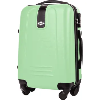 RGL skořepinový cestovní kufr na 4 kolečkách - L910 starorůžová