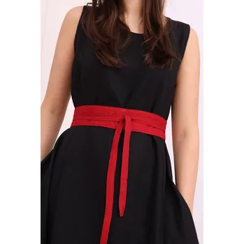 Dámské šaty Glara Lněný pásek Lotika střední šířka 1140393