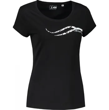 Dámské tričko Dámské triko ALTISPORT CARRYOVER ALW001F61 ČERNOBÍLÁ XL