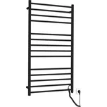 Sapho REDONDO elektrický sušák ručníků, kulatý, 630x1160 mm, 130 W, černá ER230BV