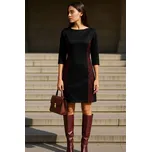 Glara Zeštíhlující bavlněné šaty s krajkou 1111385