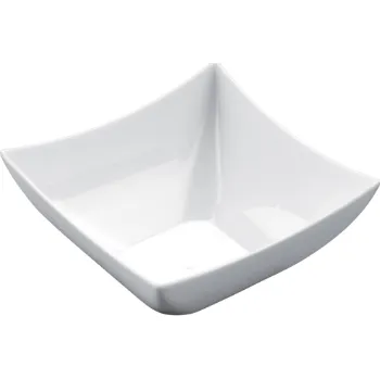 Plastová Finger food mistička Square bílá