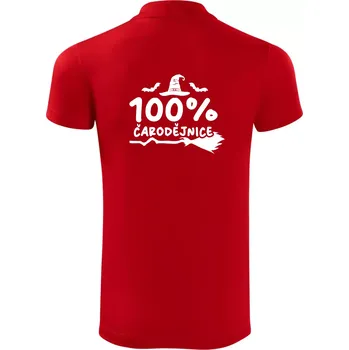Pánská košile 100% čarodějnice - Polokošile Victory sportovní (dresovina) - M ( Červená )