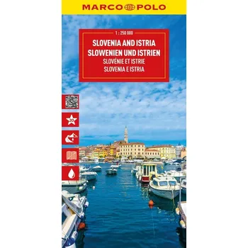 MARCO POLO Reisekarte Slowenien und Istrien 1:250.000 [DE] (2025, MairDuMont)
