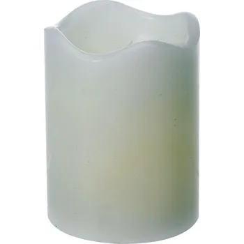 Svíčka LED svíčka WREN s časovačem 9 cm bílá