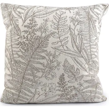 Polštář Žinylkový povlak na polštář kapradí 43x43 cm Varianta: 1 béžová, Balení: 2 ks