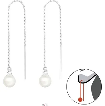 Náušnice Prosperk Náušnice provlékací s perlou