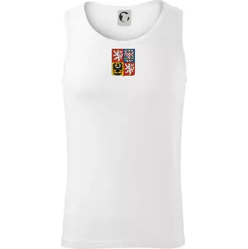 Velký státní znak ČR - Tílko pánské Core - L ( Bílá )