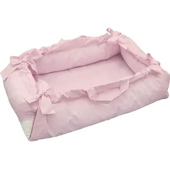 Hnízdečko pro miminko Eva Kiedroňová Hnízdečko pro miminko - Růžový s bílými tečkami