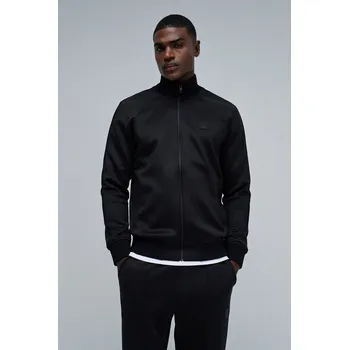 Pánská mikina Salsa Pánská mikina ZIP-UP SWEATSHIRT WITH RUBBER LABEL Barva: černá, Velikost: M