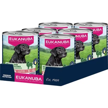 Krmivo pro psa 48x400g Eukanuba Senior Rich in Lamb with Potatoes - výhodné balení