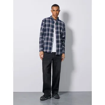 Pánské oblečení Kostkovaná košile - XL - House - námořnictvo - 475GM-59X