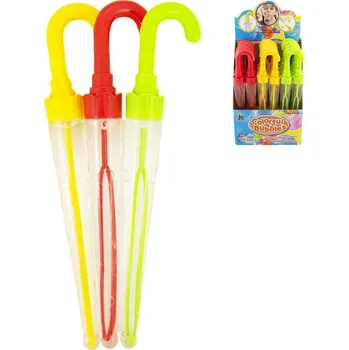 Bublifuk Bublifuk deštník 130ml dětský bublifukovač 37cm 3 barvy