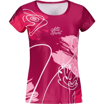 Dámské volnočasové triko premium ALTISPORT VOJ/ALW120TR06 FUCHSIOVÁ XXL