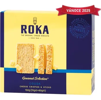 Roka Výběrový mix sušenek s Goudou 150g