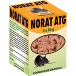 Norat ATG - granule - jed na myši a potkany (Norat ATG jed na myši a potkany - voskované granule 25 ppm - balení 3x50g)