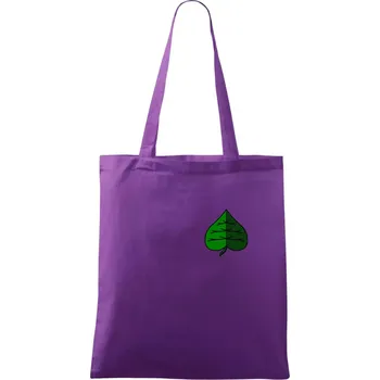 Nákupní taška Prší - Zelený - Taška bavlněná - 42 x 38 cm ( Fialová )