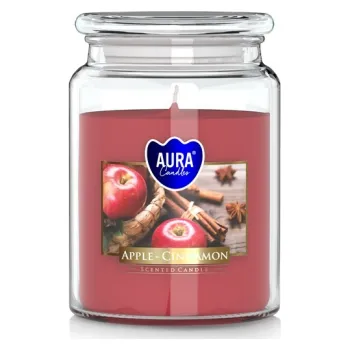 Svíčka Vonná svíčka v dóze Maxi - Jablko a skořice