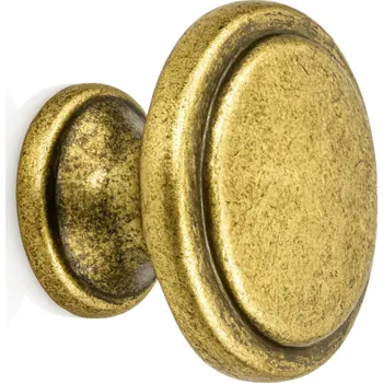 Nábytkové kování Interex Úchytka knopka SIMON / Staromosaz