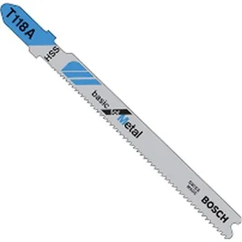 Pilový plátek Plátek pilový Bosch T 118 A Basic for Metal 5 ks
