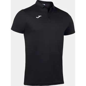 Pánské tričko JOMA HOBBY POLOKOŠILE UNISEX - Černá - velikost 5XS