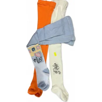 Dívčí punčocháče 98/104, velikost 98/104, Složení materiálu 80% bavlna 15% polyamid 5% elastan, Určení Pro holky