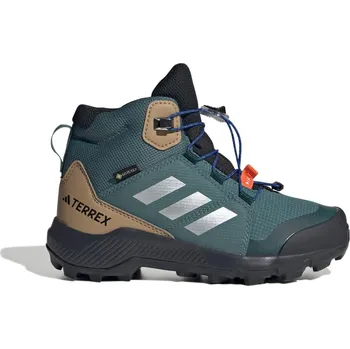 Dětská treková obuv Dětské Vysoké boty ADIDAS TERREX MID GTX K JS2927 – Zelená 40