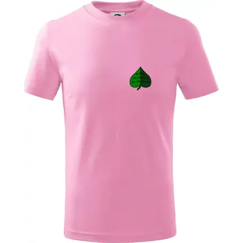 Prší - Zelený - Tričko dětské bavlněné - 122 cm/6 let ( Růžová )