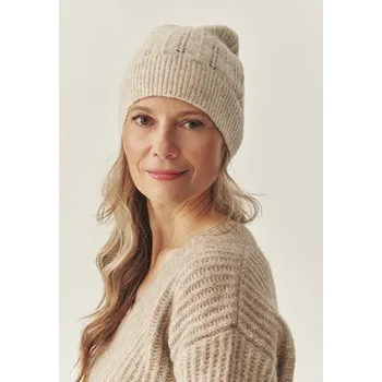 Klobouk Tatuum KRÉMOVÁ ČEPICE SE STRUKTUROVANÝM VZOREM – DERA 1