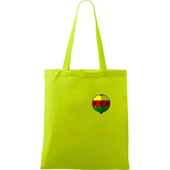 Prší - Kule - Taška bavlněná - 42 x 38 cm ( Limetková )