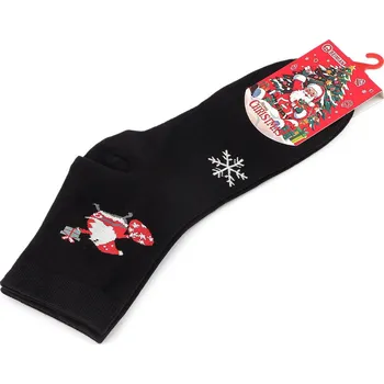 Dámské ponožky Vánoční ponožky unisex Varianta: 4 černá, Balení: 1 pár