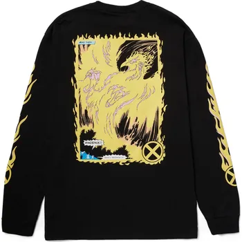 Pánské tričko huf Pánské triko (x-men) phoenix rising ls tee black