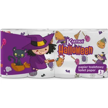 Toaletní papír Toaletní papír KARIKA Halloween 8 rolí, 3 vrstvý