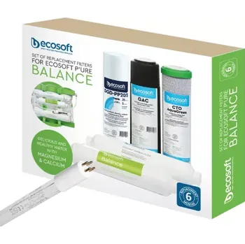 Filtrace vody SET filtrů s UV zářivkou pro reverzní osmózu ECOPURE AquaBalance