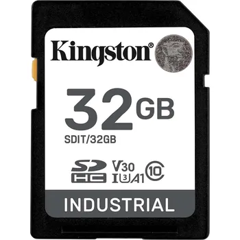 Paměťová karta Kingston Industrial/SDHC/32GB/UHS-I U3 / Class 10 SDIT/32GB